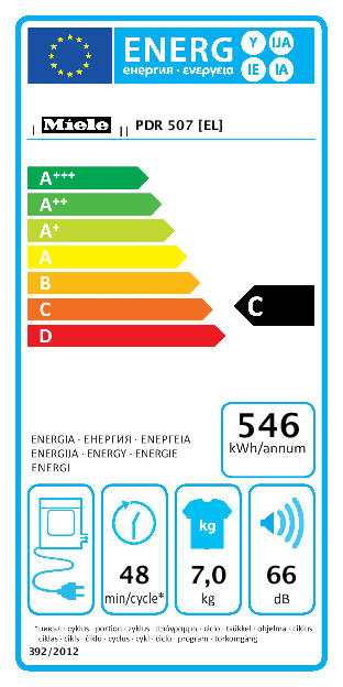 pdr 507 [el]-energylabel